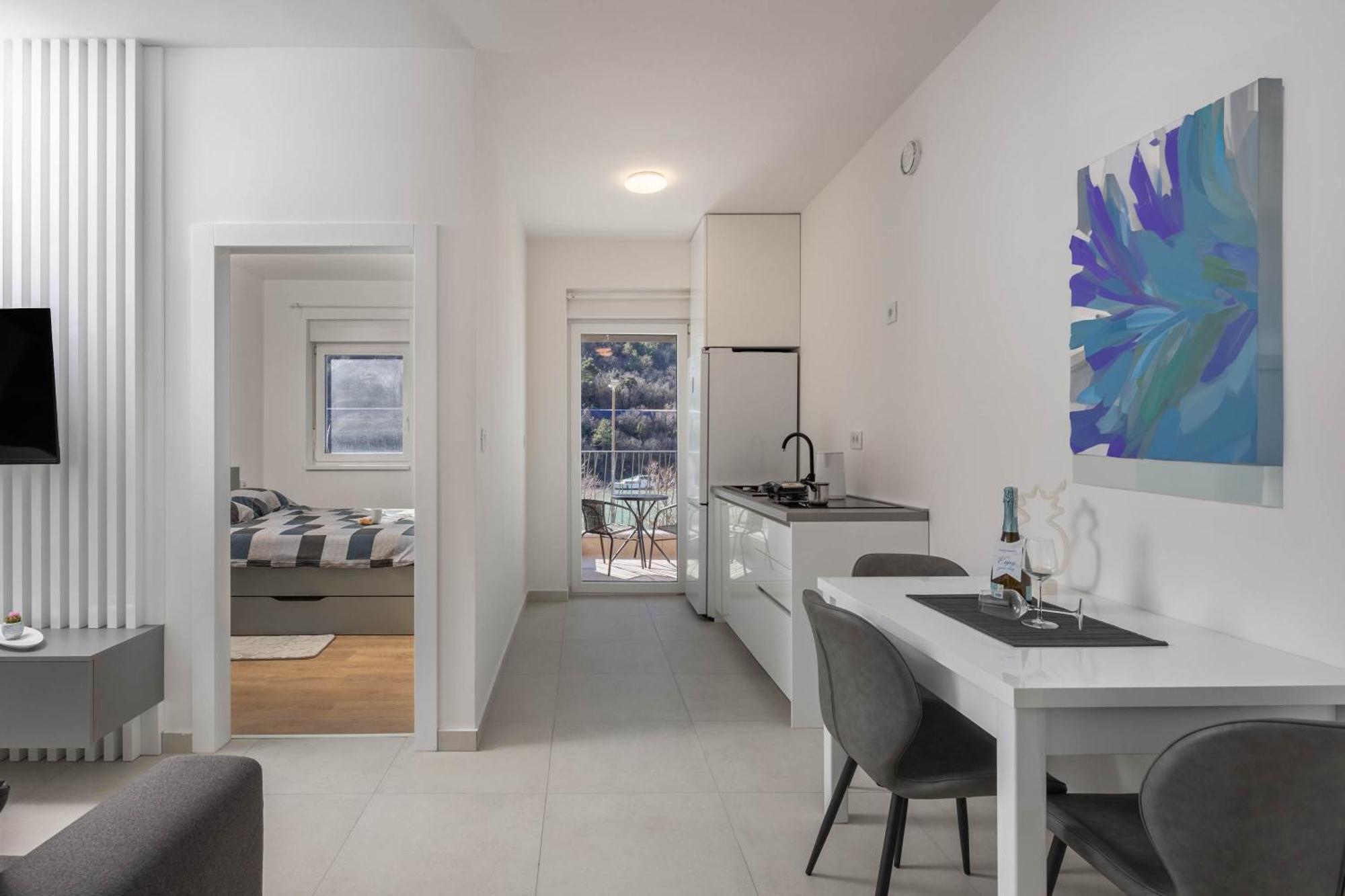 Seafront Villa Andrijana - Happy Rentals Plomin Esterno foto